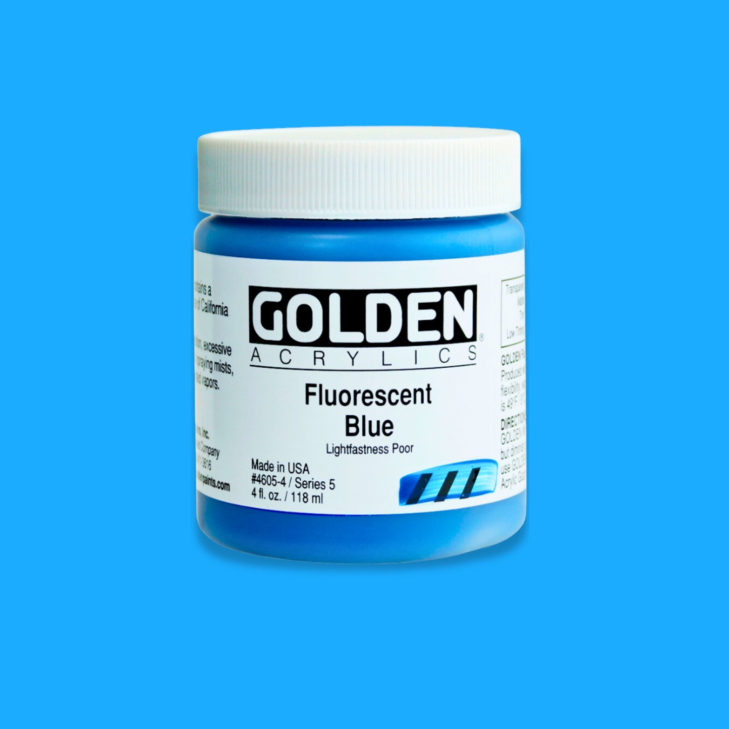 GOLDEN Acrylic 118ml Fluorescent BLUE