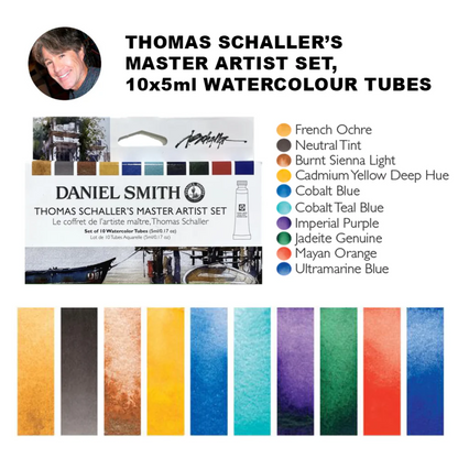 Daniel Smith Watercolour Artist Set - Thomas Schaller 10 x 5ml