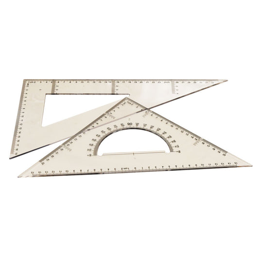 NAM Set Square 30cm Set of 2 45+60 Degree