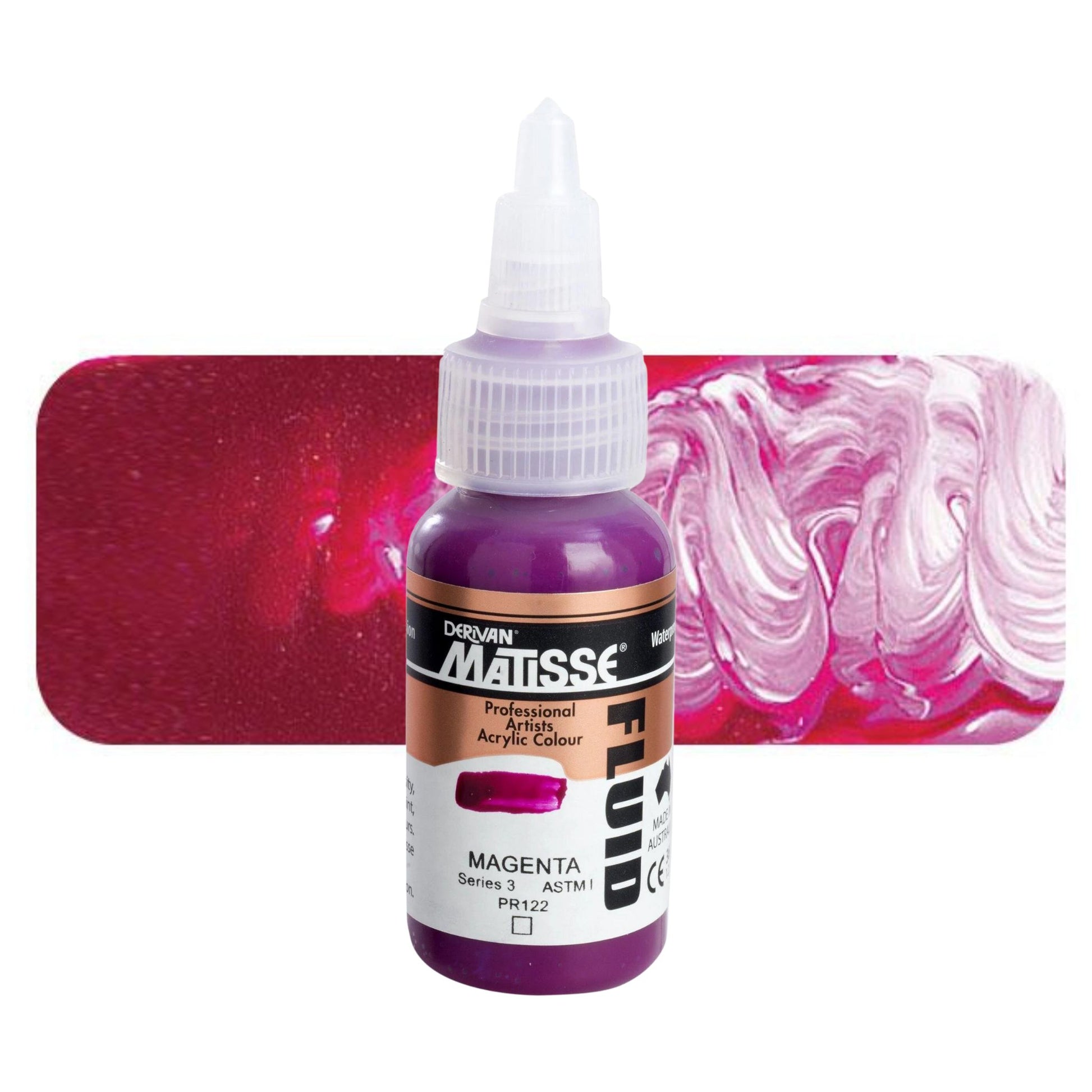 Matisse Fluid Acrylic 36ml S3 MAGENTA - QUIN VIOLET