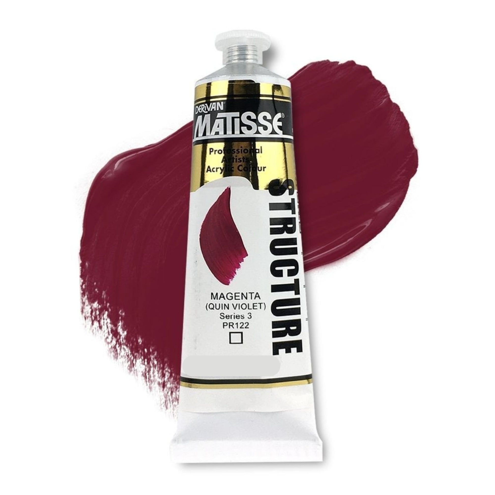 MATISSE STRUCTURE ACRYLIC 150ml S3 MAGENTA - QUIN VIOLET