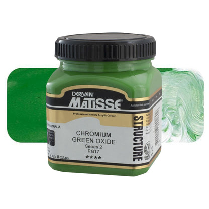 MATISSE STRUCTURE ACRYLIC 250ml S2 Chromium Green Oxide