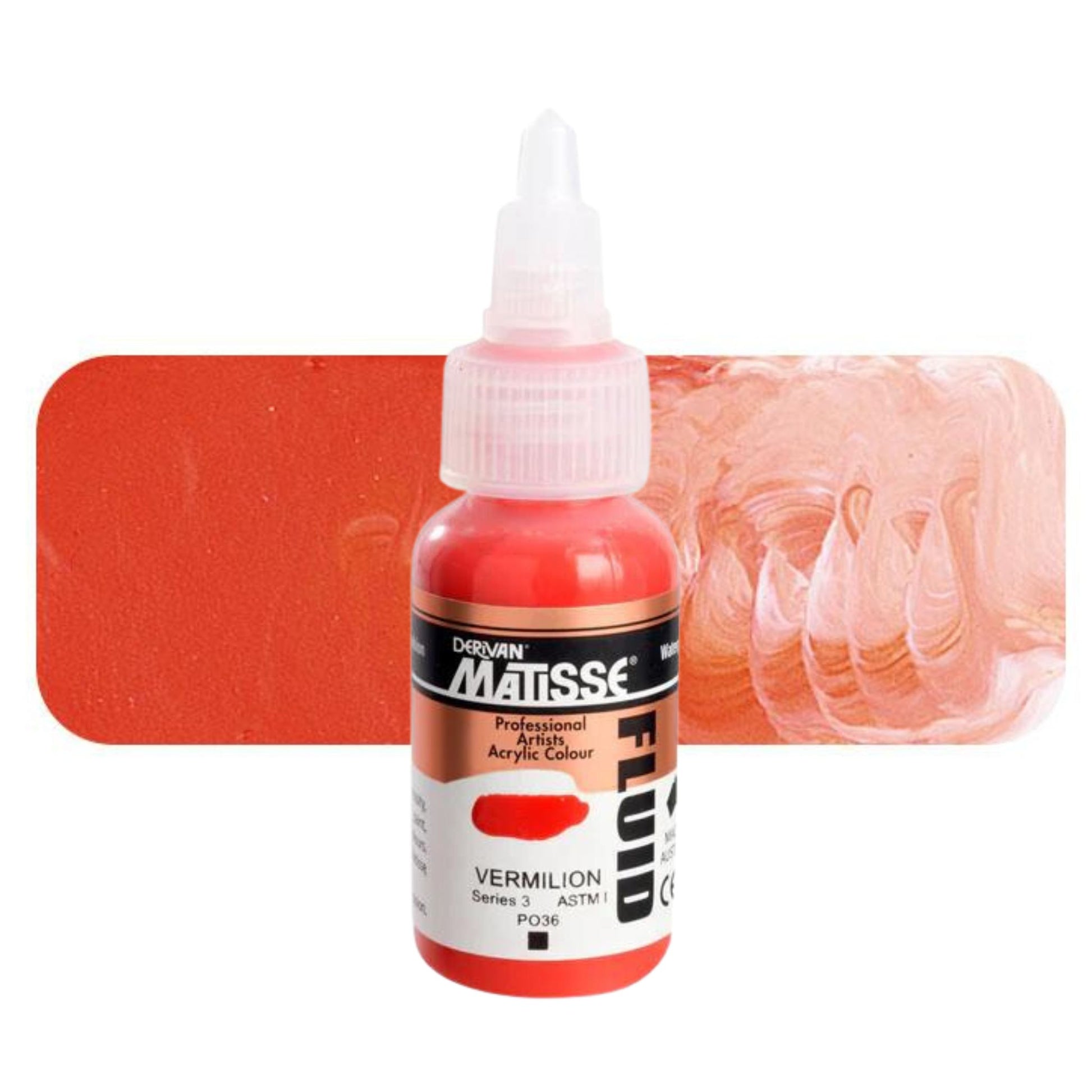 Matisse Fluid Acrylic 36ml S3 VERMILION