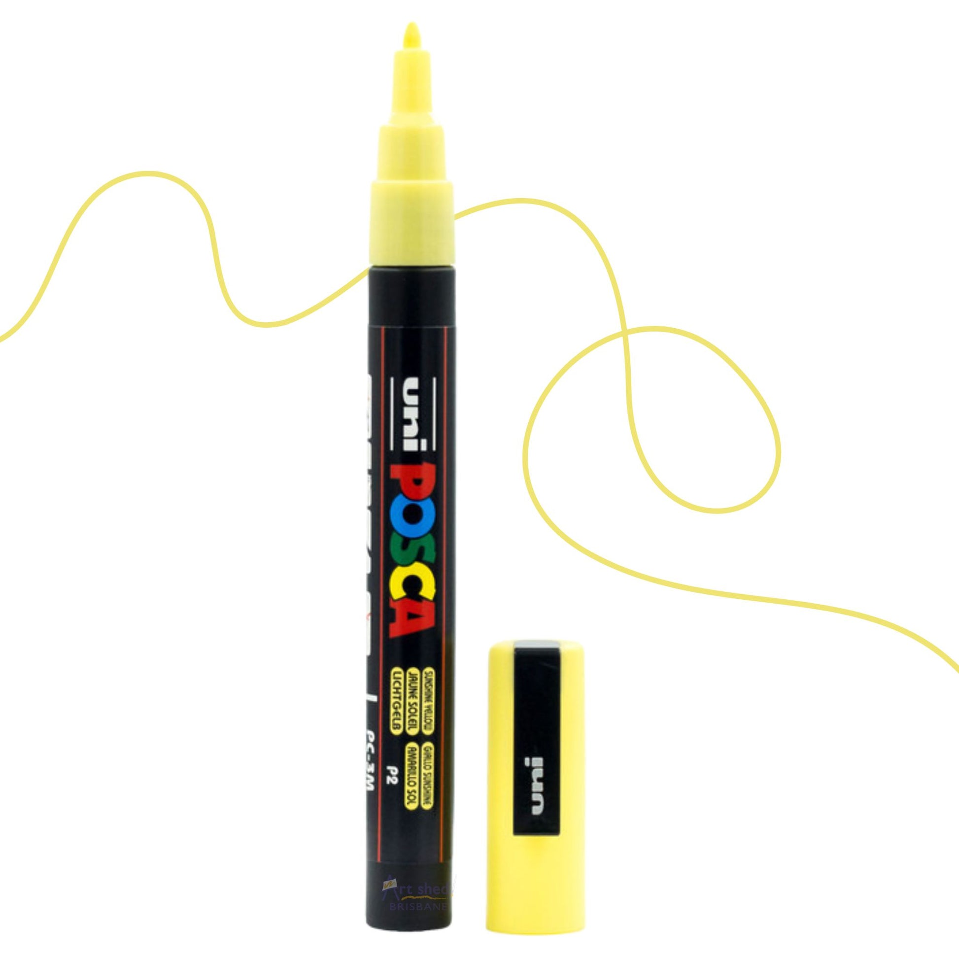 UNI POSCA 3M Fine BULLET 0.9 to 1.3mm SUNSHINE YELLOW