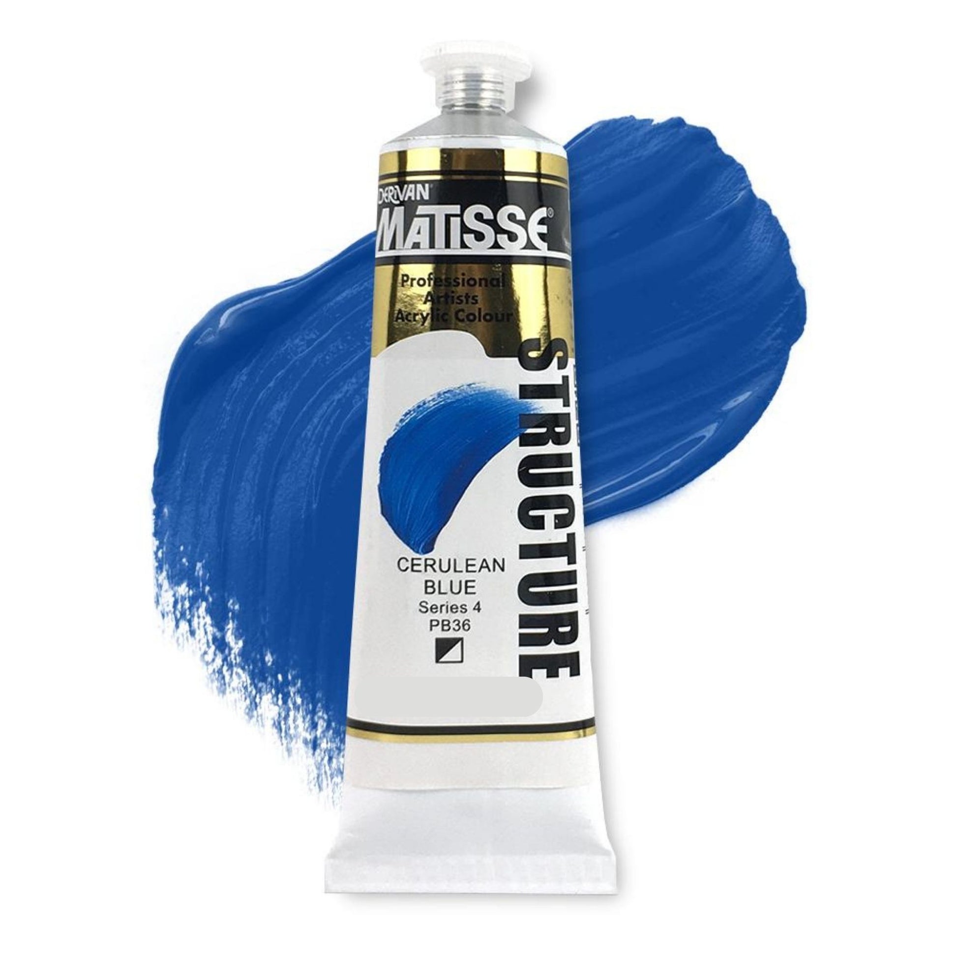 MATISSE STRUCTURE ACRYLIC 150ml S4 CERULEAN BLUE