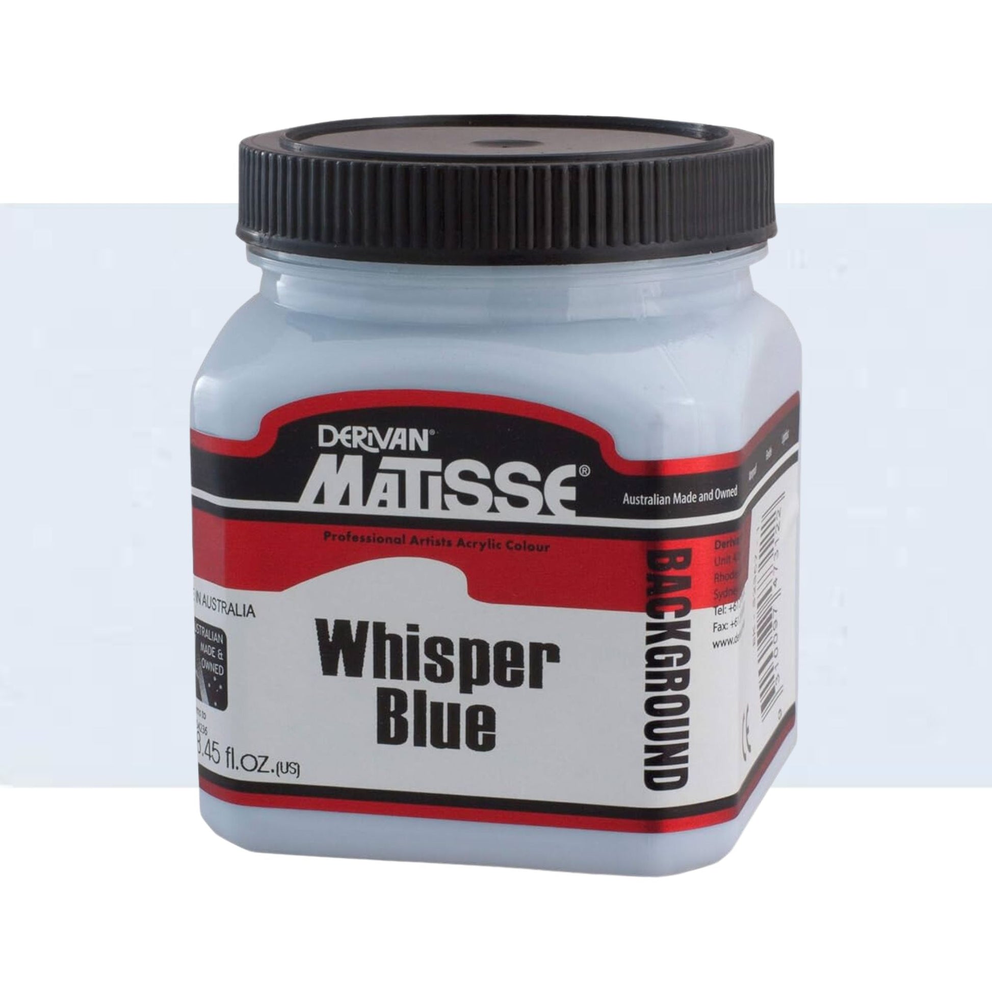 MATISSE BACKGROUND COLOUR 250ml WHISPER BLUE