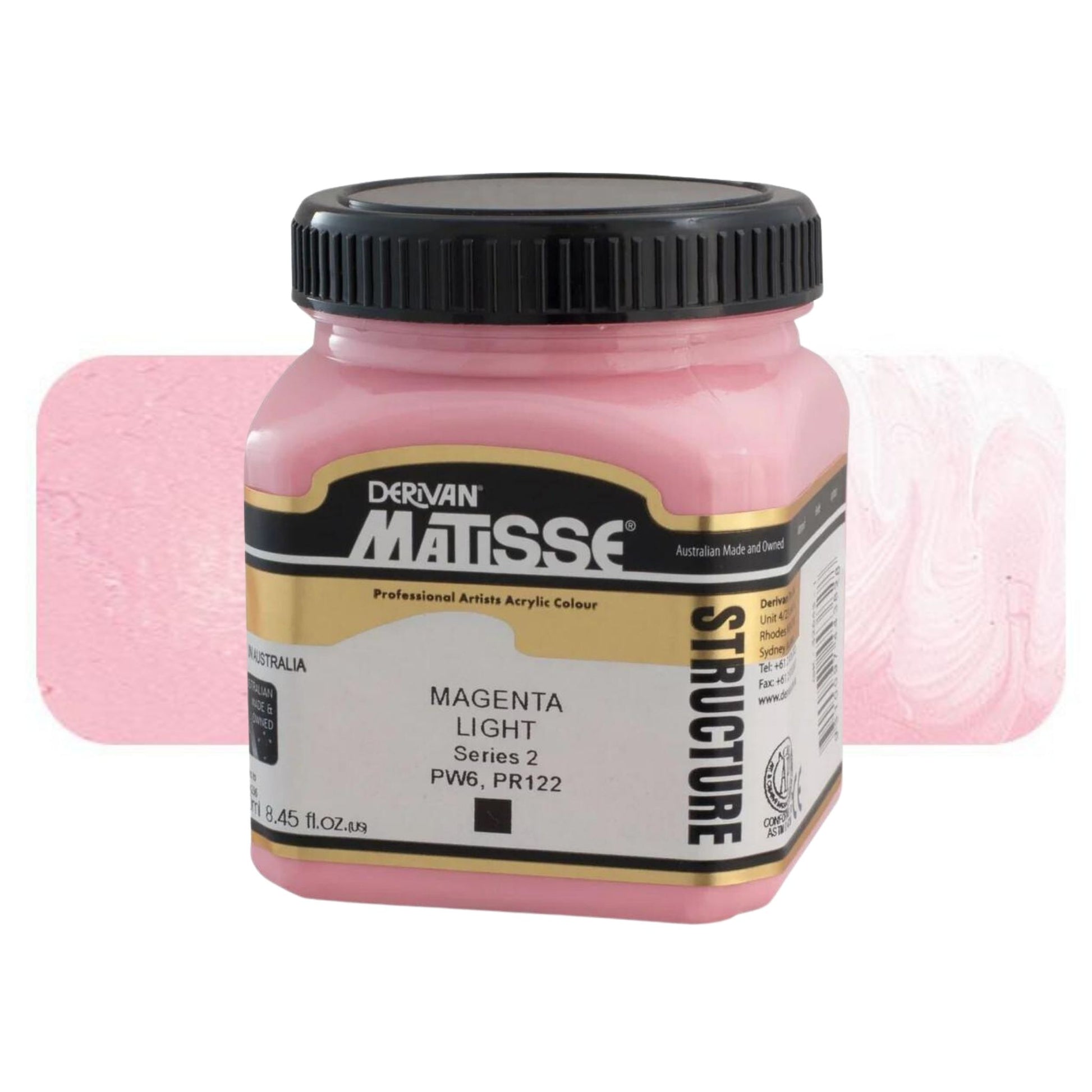 MATISSE STRUCTURE ACRYLIC 250ml S2 MAGENTA LIGHT