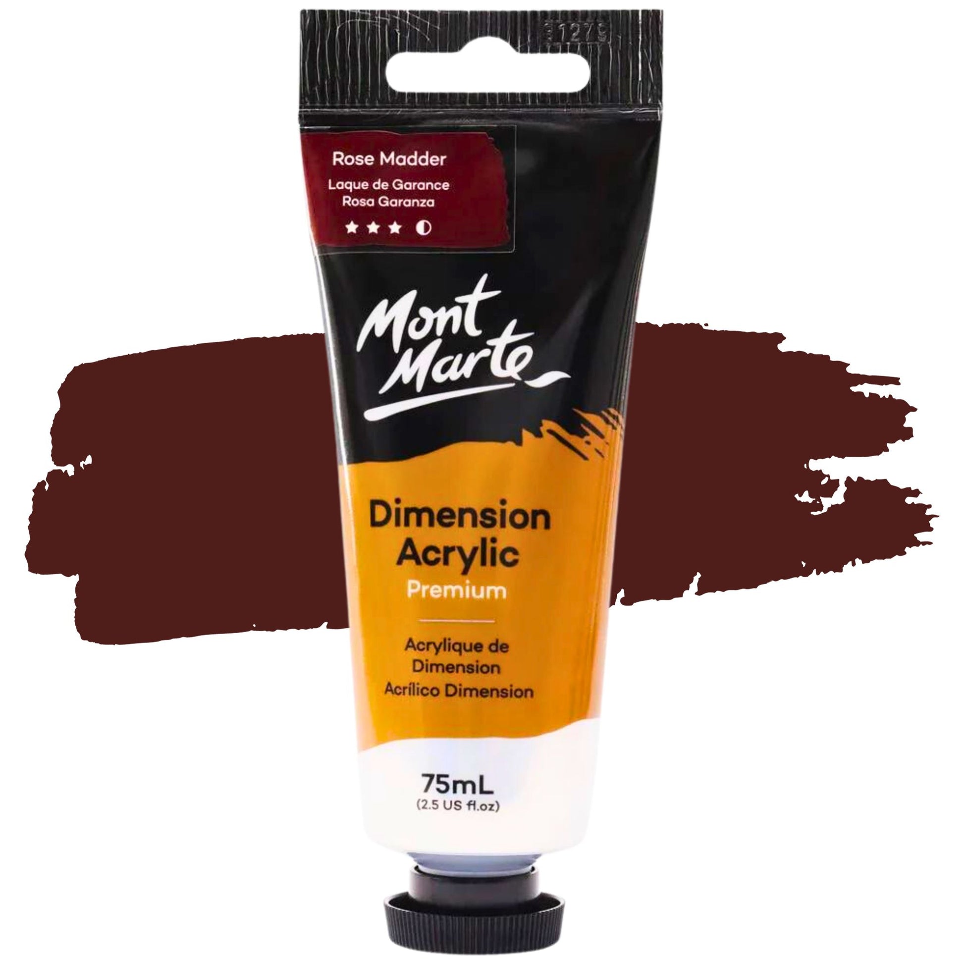 Mont Marte Dimension Acrylic Paint 75ml Rose Madder