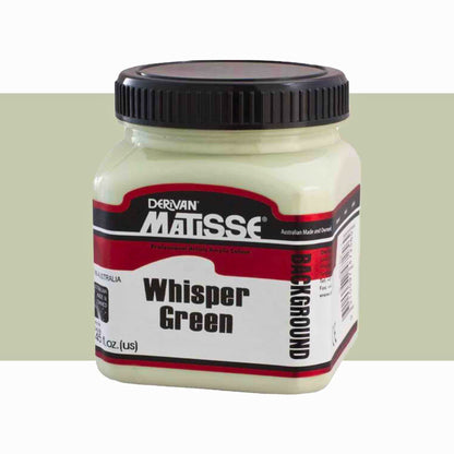 MATISSE BACKGROUND COLOUR 250ml WHISPER GREEN