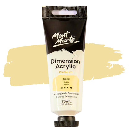 Mont Marte Dimension Acrylic Paint 75ml SAND