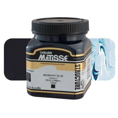 MATISSE STRUCTURE ACRYLIC 250ml S2 MIDNIGHT BLUE