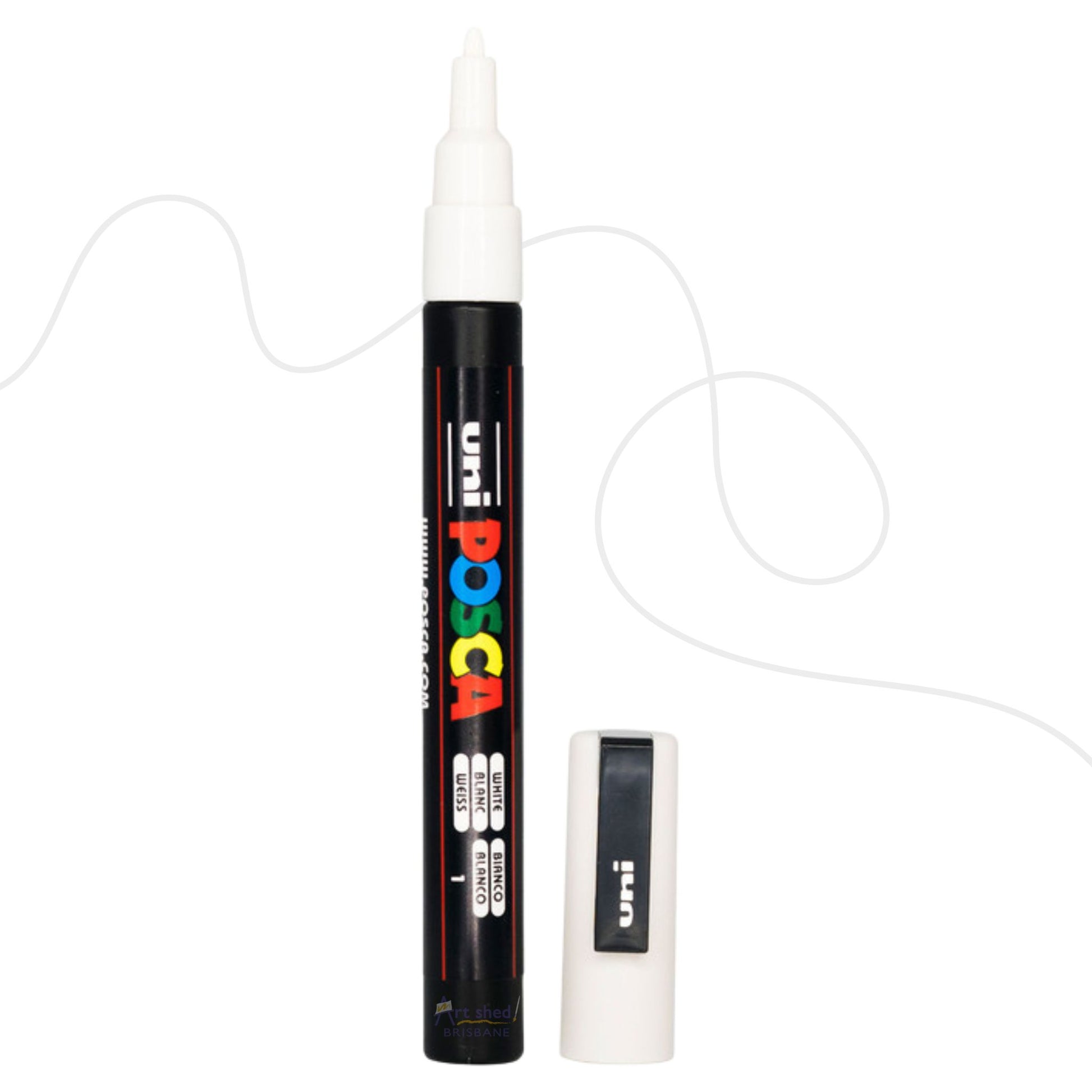 UNI POSCA 3M Fine BULLET 0.9 to 1.3mm White