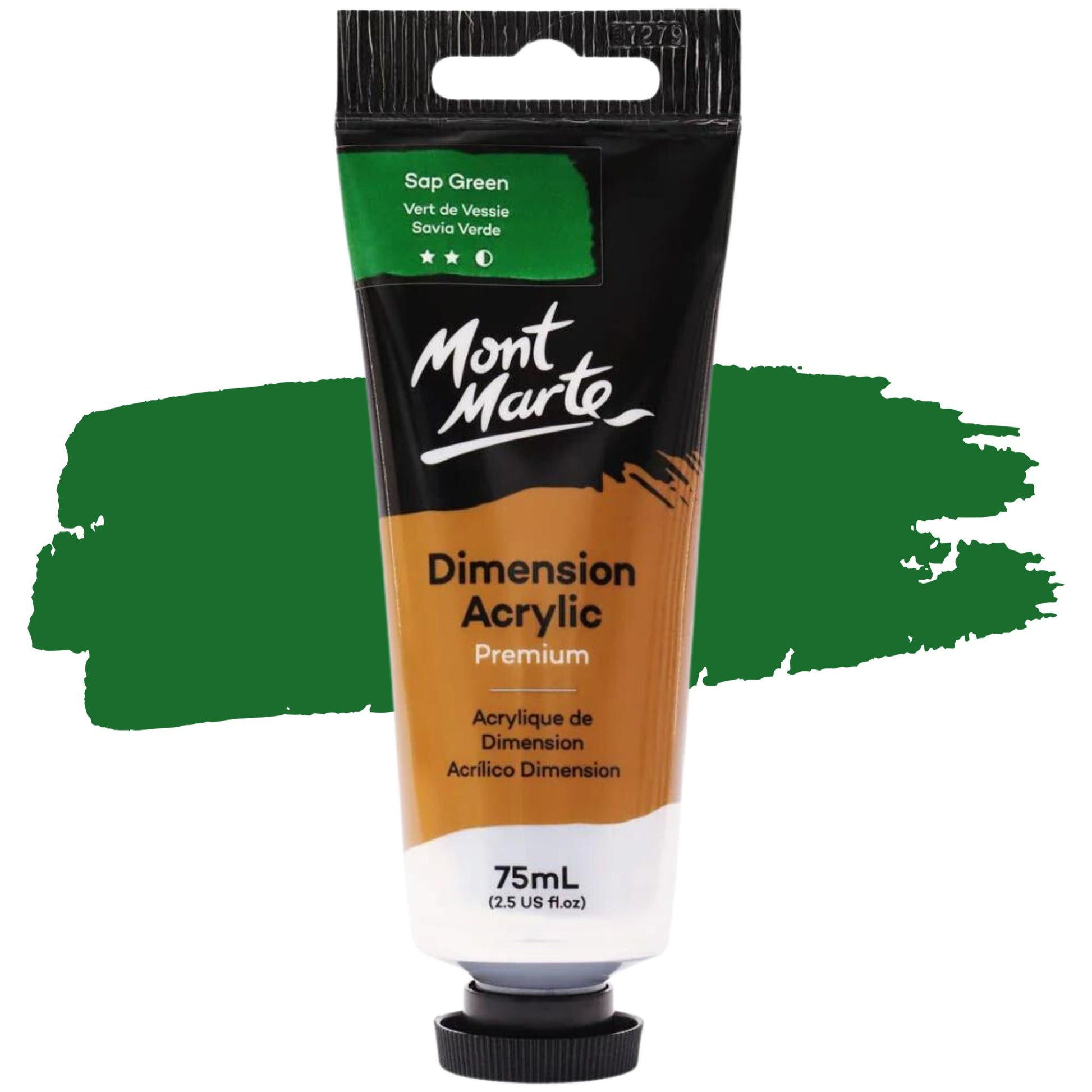 Mont Marte Dimension Acrylic Paint 75ml Sap Green