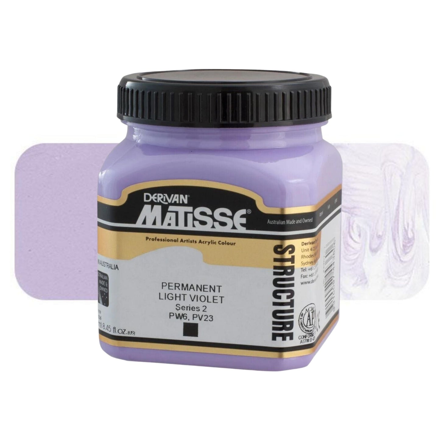 MATISSE STRUCTURE ACRYLIC 250ml S2 PERMANENT LIGHT VIOLET