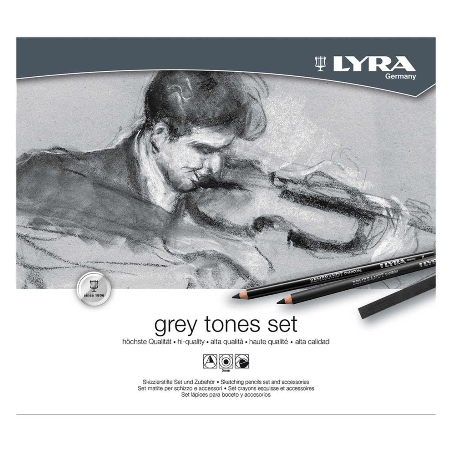 Lyra Rembrandt Grey Tones Tin of 25