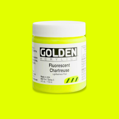 GOLDEN Acrylic 118ml Fluorescent Chartreuse Yellow