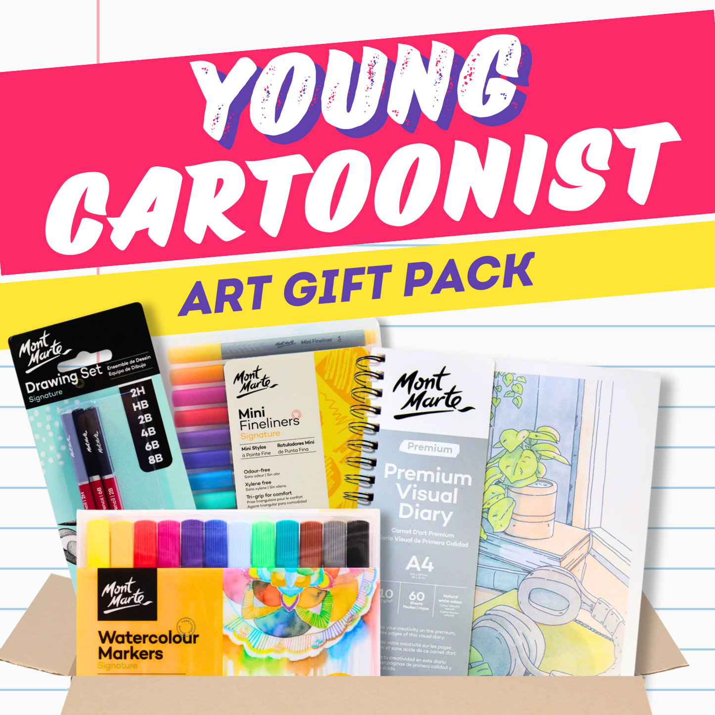 Young Cartoonists Drawing Pack (Ages 9+)