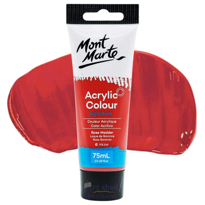 Mont Marte Signature Acrylic Paint 75ml Rose Madder