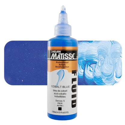 Matisse Fluid Acrylic 135ml S5 COBALT BLUE