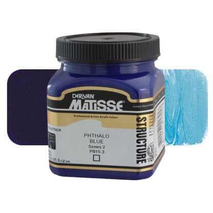 MATISSE STRUCTURE ACRYLIC 250ml S2 PHTHALO BLUE