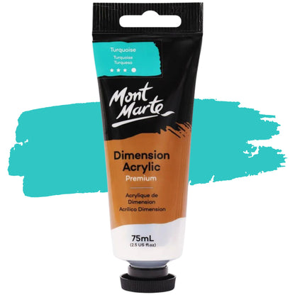 Mont Marte Dimension Acrylic Paint 75ml Turquoise