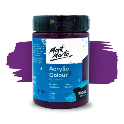 Mont Marte Acrylic Colour Paint 300ml VIOLET