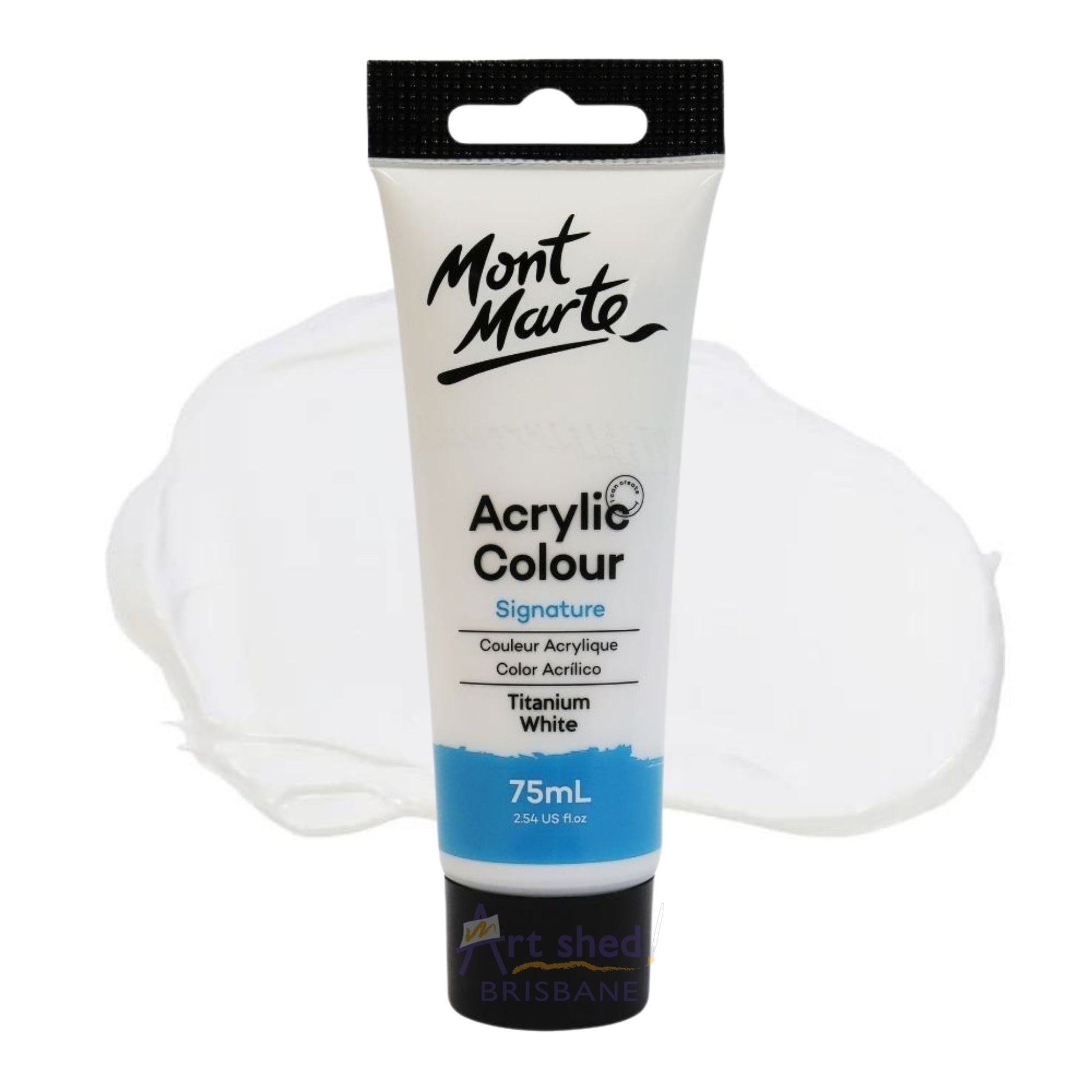 Mont Marte Signature Acrylic Paint 75ml Titanium White