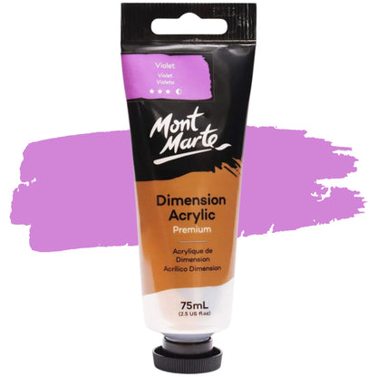 Mont Marte Dimension Acrylic Paint 75ml VIOLET