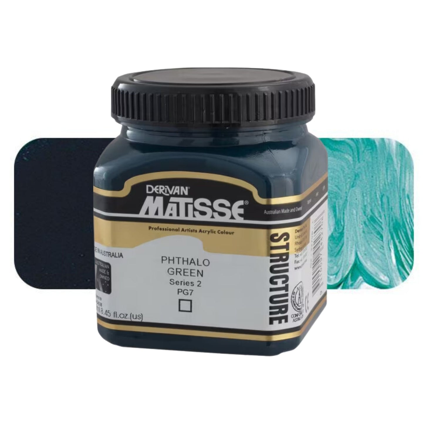 MATISSE STRUCTURE ACRYLIC 250ml S2 Phthalo Green