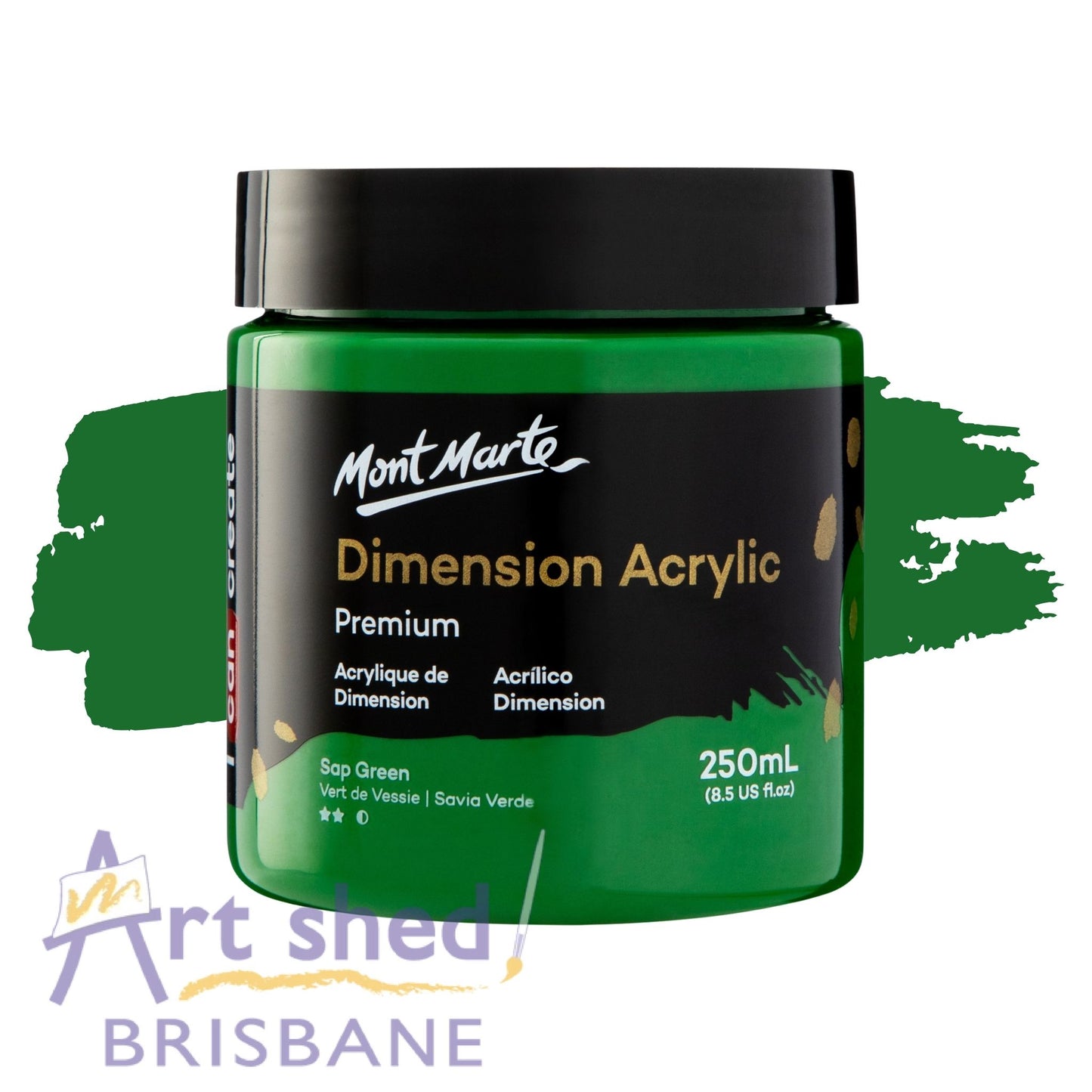 Mont Marte Dimension Acrylic Paint 250ml Sap Green