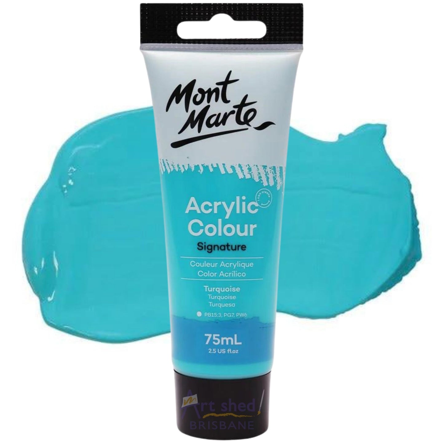 Mont Marte Signature Acrylic Paint 75ml Turquoise