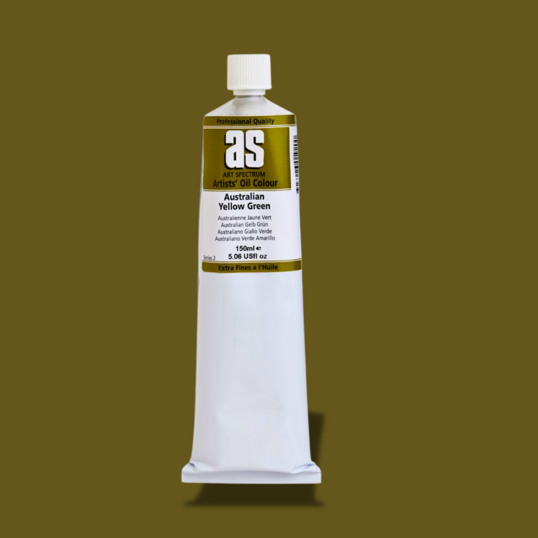 Art Spectrum Artists Oil Paint 150ml S2 AUSTRALIAN YELLOW GREEN