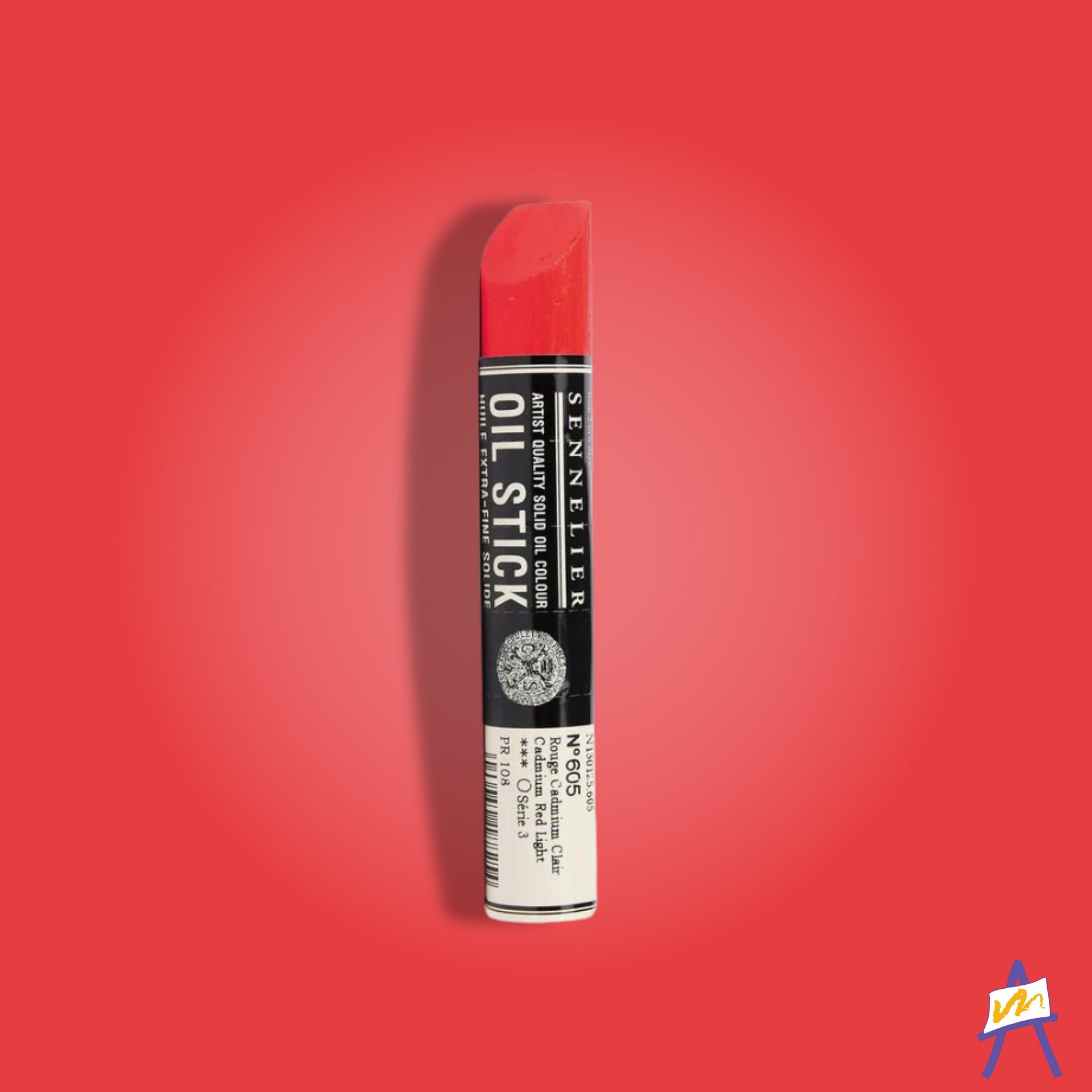 Sennelier Artist Oil Stick 38ml S3 Cadmium Red Light