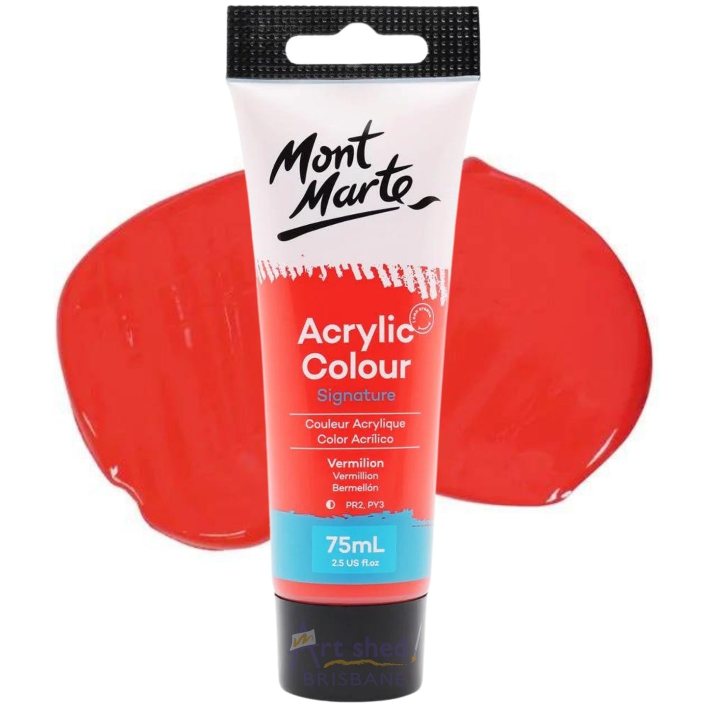 Mont Marte Signature Acrylic Paint 75ml Vermillion