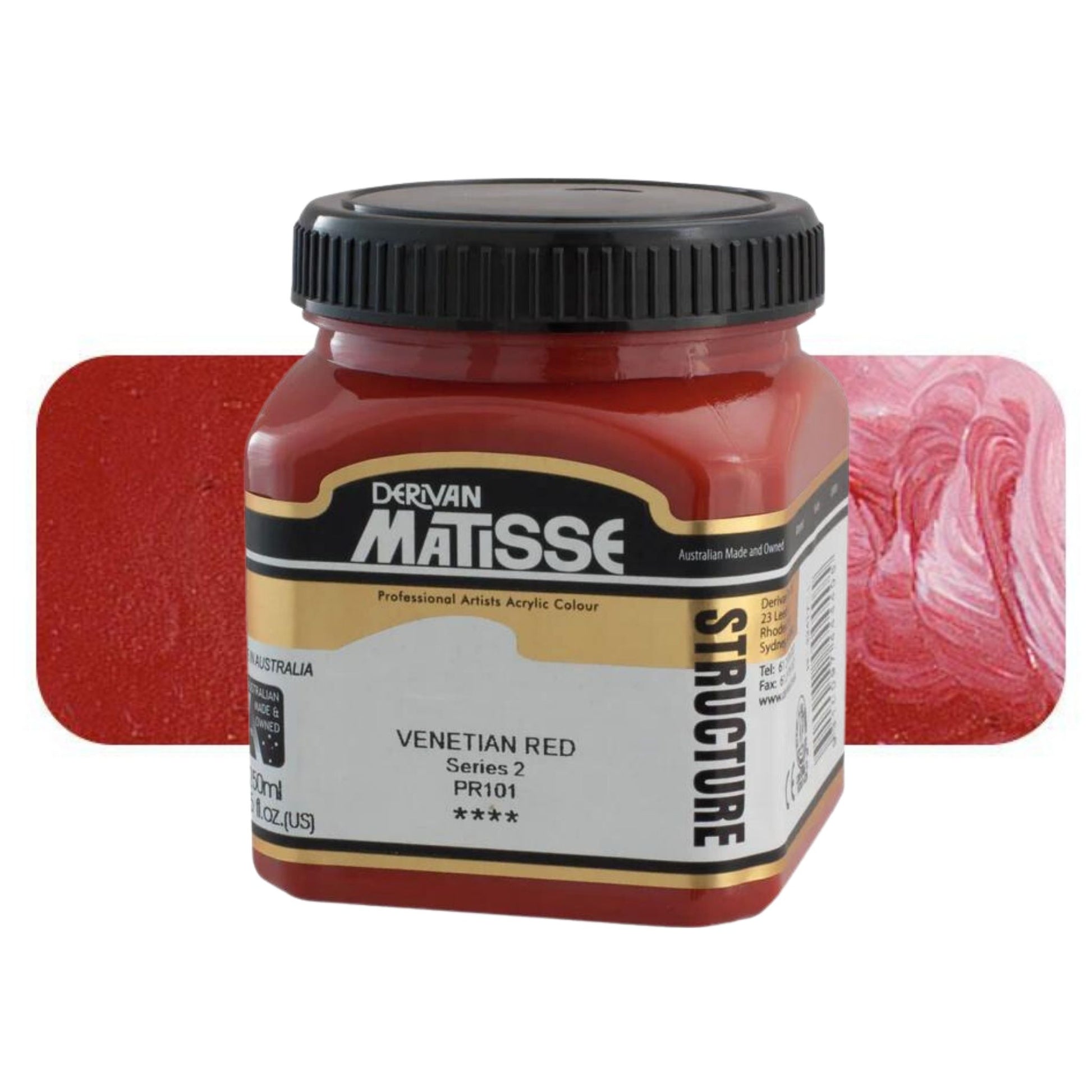 MATISSE STRUCTURE ACRYLIC 250ml S2 VENETIAN RED