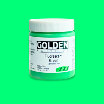 GOLDEN Acrylic 118ml Fluorescent GREEN