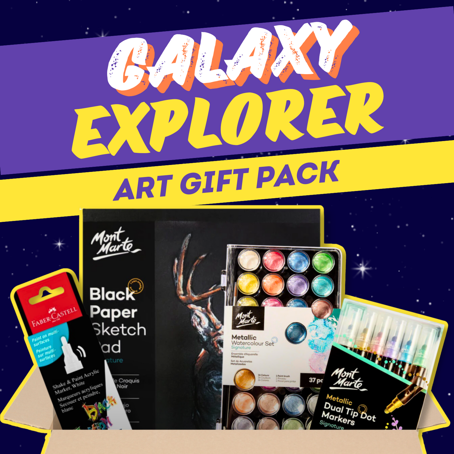 Galaxy Explorers Metallic Painting Pack