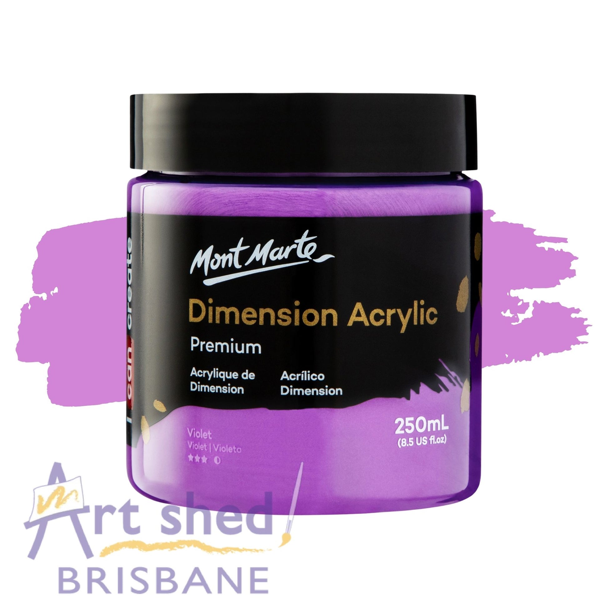 Mont Marte Dimension Acrylic Paint 250ml VIOLET