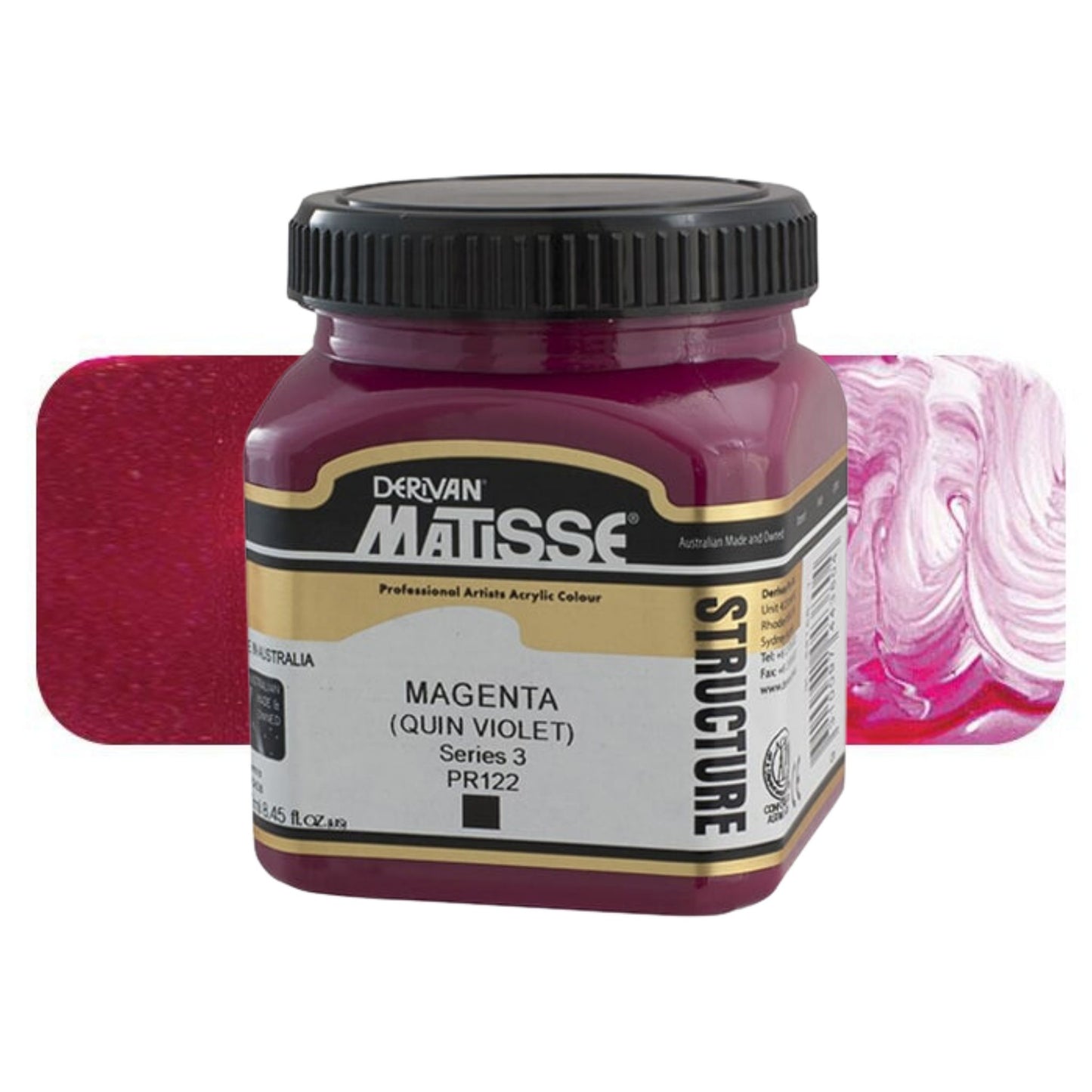 MATISSE STRUCTURE ACRYLIC 250ml S3 MAGENTA - QUIN VIOLET