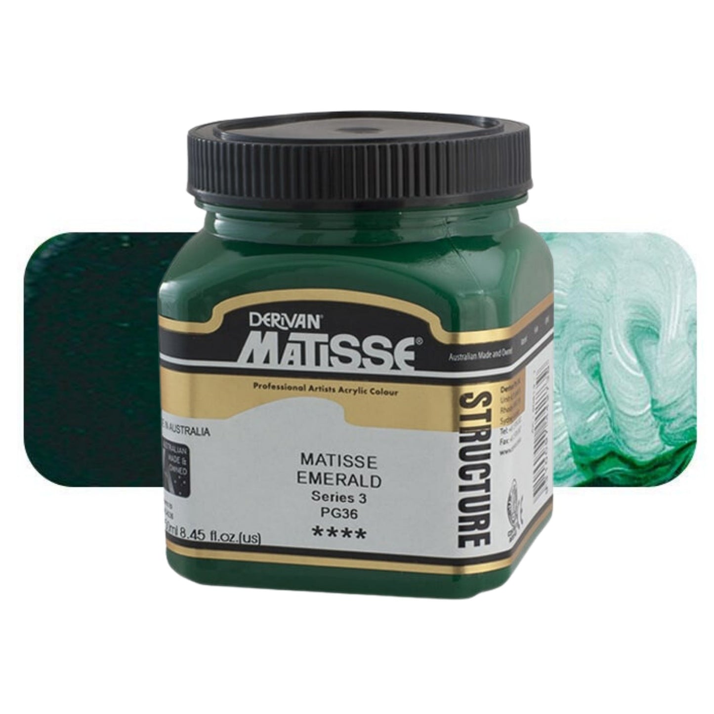 MATISSE STRUCTURE ACRYLIC 250ml S3 Matisse Emerald