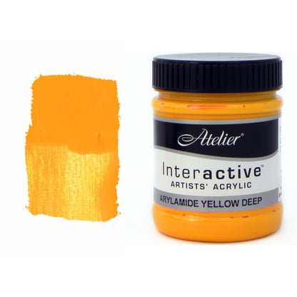 Atelier Interactive Acrylic 250ml S3 Arylamide Yellow Deep