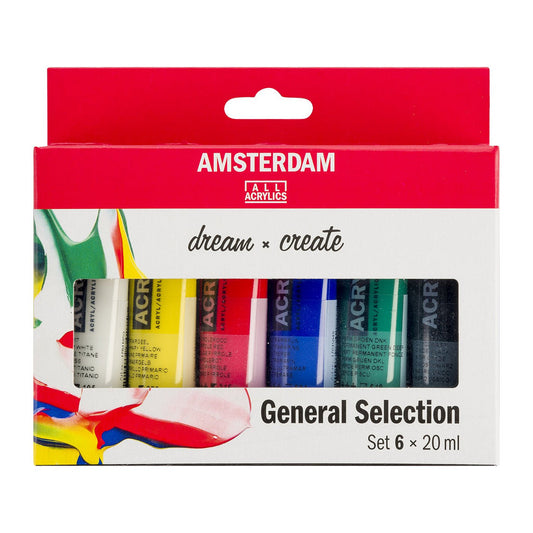 Amsterdam Acrylic General Selection 6 x 20ml