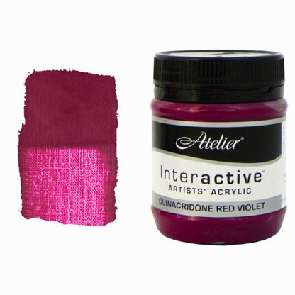 Atelier Interactive Acrylic 250ml S3 Quinacridone Red Violet