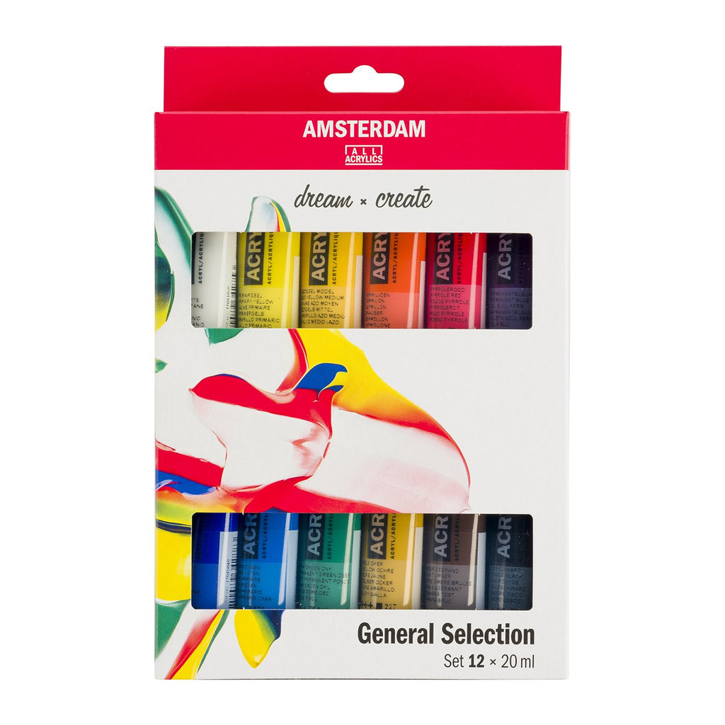 Amsterdam Acrylic General Selection 12 x 20ml