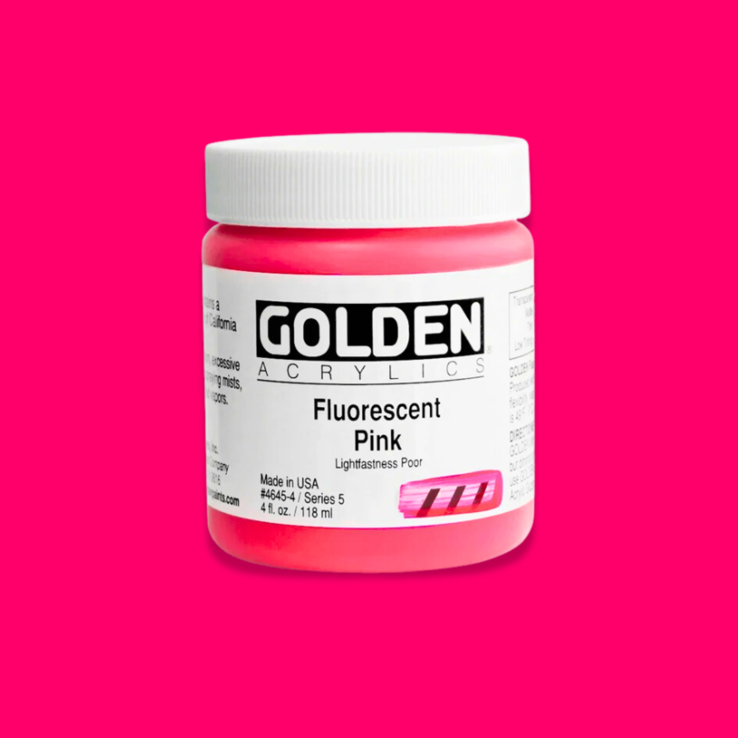 GOLDEN Acrylic 118ml Fluorescent PINK