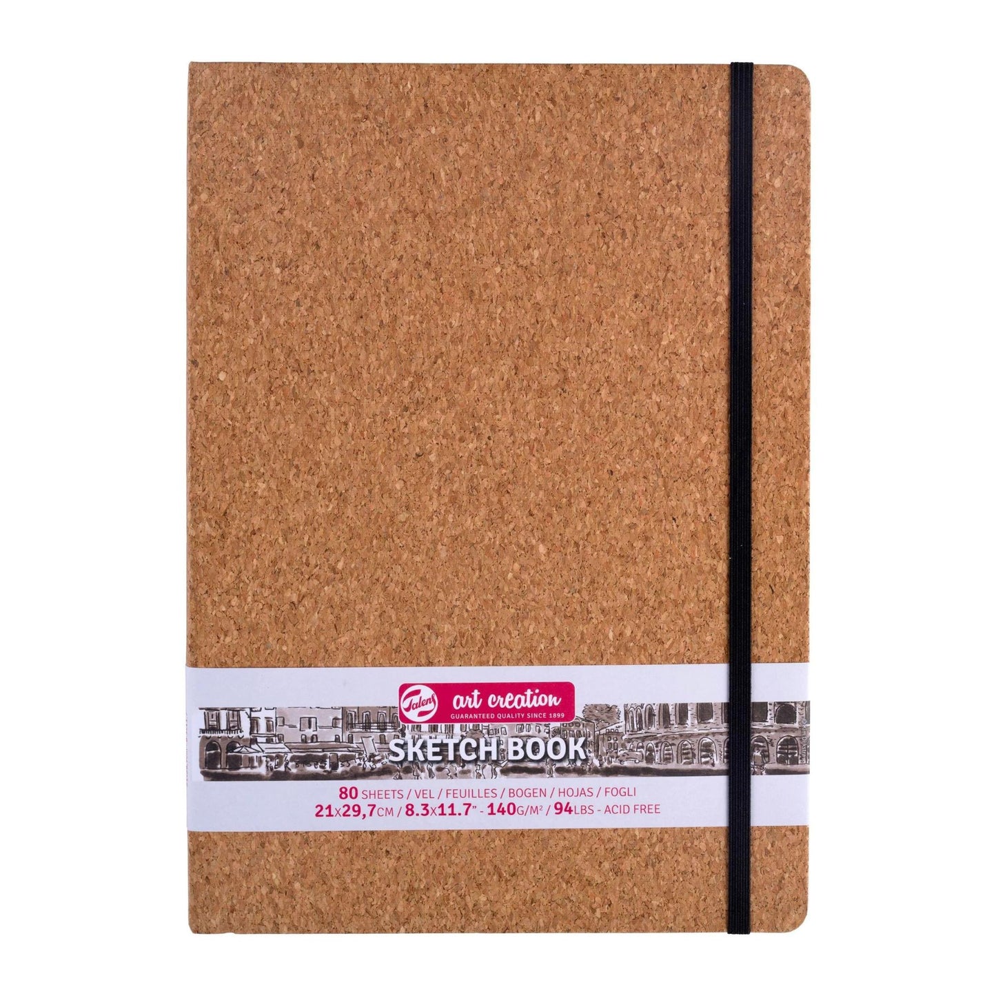 Talens Art Creation Hardback Sketchbook 140gsm 21x30cm Cork