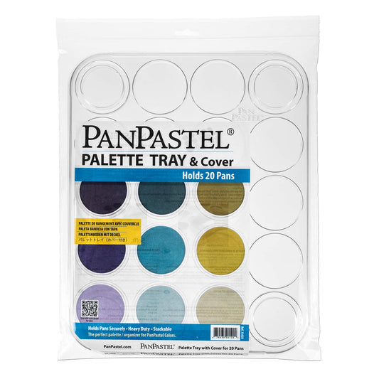 PANPASTEL PALETTE/TRAY w/LID - for 20 COLOURS