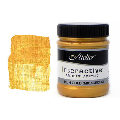 Atelier Interactive Acrylic 250ml S4 Rich Gold