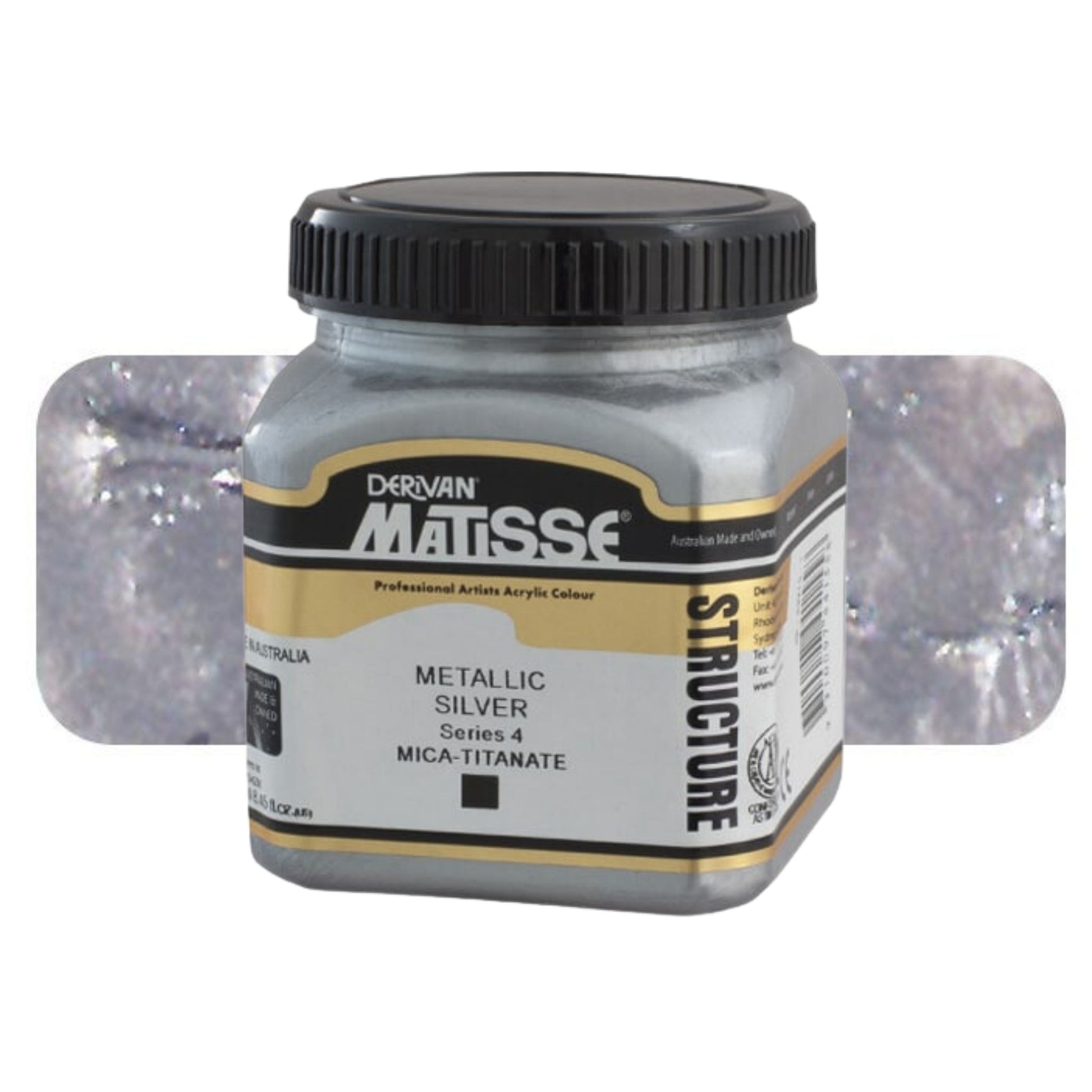 MATISSE STRUCTURE ACRYLIC 250ml S4 METALLIC SILVER