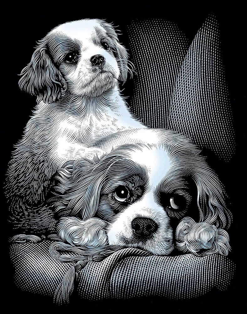 Reeves Scraperfoil - Silver Spaniels